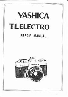 Yashica TL Electro manual. Camera Instructions.